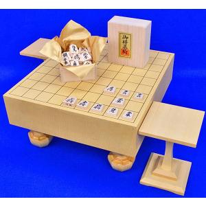 将棋セット 新かや3寸足付将棋盤セット(木製将棋...の商品画像