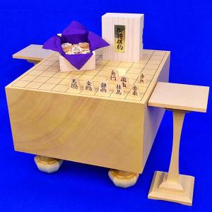 将棋セット 新かや6寸足付将棋盤セット(将棋駒黄...の商品画像