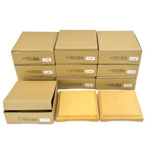 将棋駒台を10セット　卓上将棋盤用駒台　ヒバ1寸【数量限定訳あり特価品】