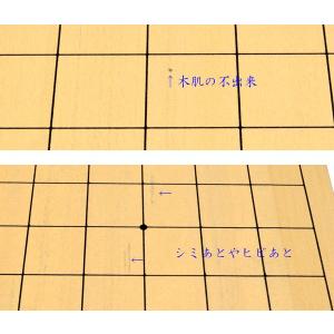 【難あり特価品】木製囲碁盤 折碁盤 新桂5号【...の詳細画像3