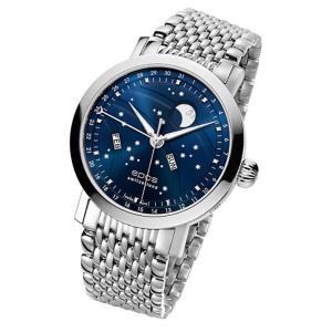 エポス（epos）/OEUVRE D’ART/ビッグムーン（Big Moon）3440BLM ブルー 腕時計  正規輸入品｜syohbido-store