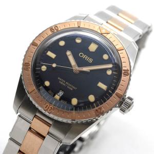 オリス(Oris)ダイバーズ65（Divers Sixty-Five）733 7707 4355-07 8 20 17 ブルーダイヤル×ブロンズ製ベゼル 腕時計［正規輸入品］｜syohbido-store