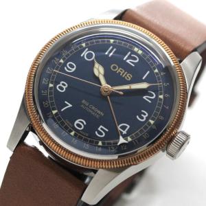 オリス(ORIS)ビッグクラウン ポインターデイト メンズ 754 7741 4365-07 5 20 58 腕時計 ブルー[正規輸入品]｜syohbido-store