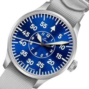 ラコ（Laco) パイロットウォッチ Laco21系 自動巻 アーヘン42 ブラウシュトゥンデ 862101  腕時計 正規輸入品｜syohbido-store