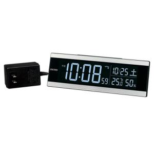 SEIKO セイコー アラーム付 デジタル電波置き時計 シリーズC3　DL306S プレート文字刻印可能｜syohbido-store