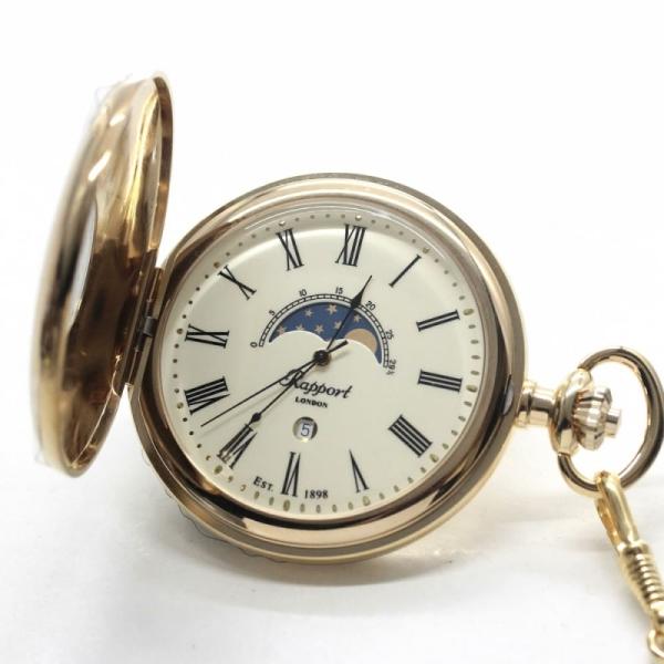 ラポート/懐中時計/クォーツ/デミハンターケース/PW80 正規輸入品