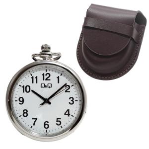 シチズン(CITIZEN)レグノ ソーラー電波 KL7-914-11 懐中時計とレザー