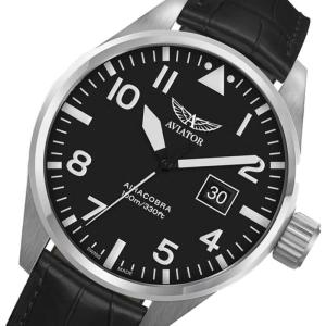 AVIATOR(アビエイター) AIRACOBRA(エアラコブラ) P42　パイロットウォッチ V.1.22.0.148.4　クォーツ　腕時計 正規輸入品｜syohbido-store