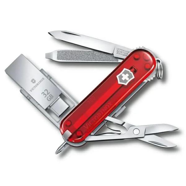 VICTORINOX（ビクトリノックス） スモール・マルチツール @work USBメモリー付き  ...