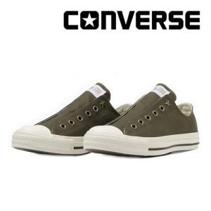 スニーカー レディース コンバース CONVERSE オールスター ALL STAR AG SLIP OX ローカット シューズ 厚底 靴 1SD871 ミリタリーオリーブ カーキ グリーン 緑｜syokandake