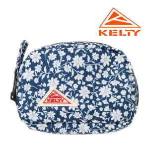 ポーチ レディース メンズ ケルティ KELTY デザインプリント マイクロポーチ2 小物入れ ジッパーポーチ ユニセックス 32592470 ブルーフラワー 花柄｜syokandake