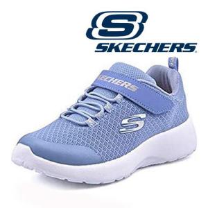 スニーカー キッズ スケッチャーズ SKECHERS Dynamiter-Rally Racer ガールズ マジックテープ 靴 可愛い 女の子 ジュニア 子供用 81301L LTBL ライトブルー｜syokandake