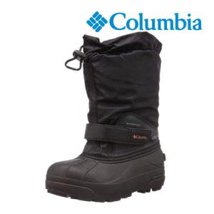 コロンビア Columbia 靴 ブーツ ユース パウダー バグフォーティ BY1324-012 ブラック 防水 軽量 ウインターブーツ 冬靴 キッズ ジュニア｜syokandake