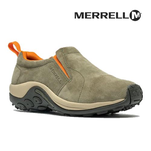 MERRELL メンズ 靴 ジャングルモック J004491 オリーブ/オレンジ カーキ グリーン ...