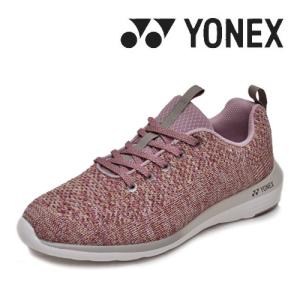 YONEX ヨネックス 靴 スニーカー シューズ パワークッション L01Y コスモスピンク ニット素材 ウォーキング 婦人 レディース｜syokandake