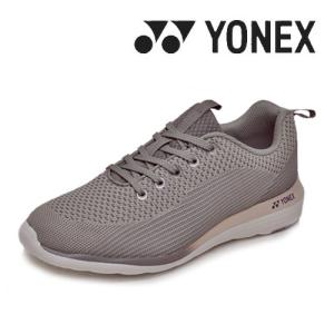 YONEX ヨネックス 靴 スニーカー シューズ パワークッション L01Y ライラックグレー ニット素材 ウォーキング 婦人 レディース｜syokandake