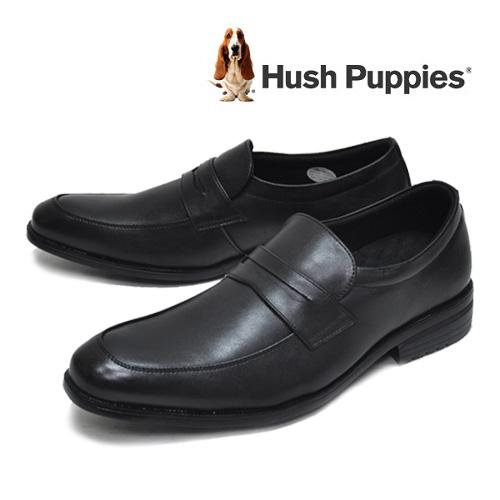 Hush Puppies ハッシュパピー 靴 ビジネスシューズ M-902T ブラック 黒 ローファ...