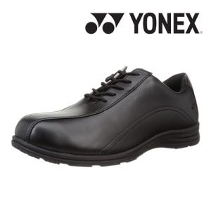 YONEX ヨネックス メンズ シューズ パワークッション SHW-M118W ブラック 黒 撥水 抗菌 防臭 ウォーキング サイドファスナー レースアップ 靴幅4.5E 靴｜syokandake
