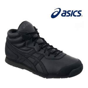 ウィンターシューズ メンズ アシックス ASICS SP7 スノトレ 3E 軽量 防寒 防滑 雪道対応 ミッドカット 冬靴 TFS284 90 黒 ブラック｜syokandake