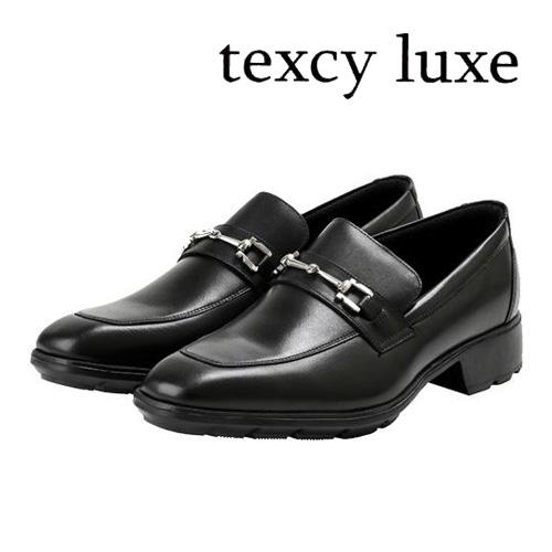 ビジネスシューズ ビットローファー 本革 texcy luxe TU8007 ゴアテックス 靴幅4E...
