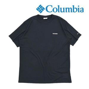 Tシャツ メンズ コロンビア Columbia レイクアローヘッド ショートスリーブシャツ Lake Arrowhead S/S Tee 半袖 吸湿速乾 UVカット 男性用 XM9614-010 ブラック｜syokandake