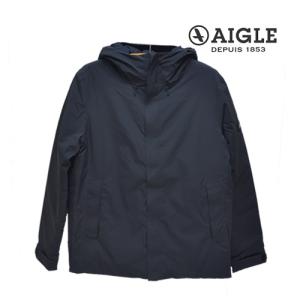 ジャケット メンズ エーグル AIGLE アウター インサレーションフーデッドジャケット ダウンジャケット フード付き 中綿 撥水 防寒 軽量 ZBHAE06-009 エンパイヤ｜syokandake