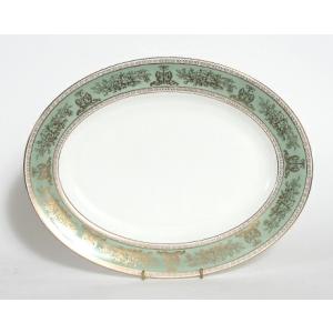 ウェッジウッド コロンビアセージグリーン オーバルプレート 39cm WEDGWOOD Columb...