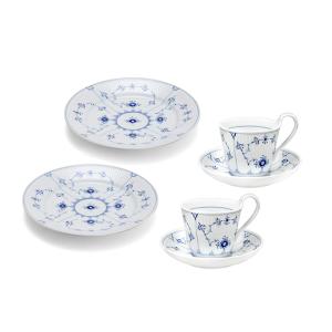 クーシコッサ マグカップ250ml 2点 ・ プレート15×12cm 2点 marimekko（マリメッコ） クーシコッサ マグカップ 250ml ＆ プレート