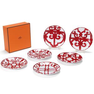 HERMES（エルメス） 食器 デザートプレート ソレイユ ドゥ No2 2枚