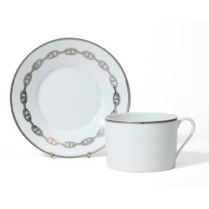 HERMES（エルメス） マグカップ シェーヌダンクル プラチナ Chaine d
