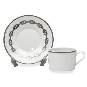 HERMES（エルメス） マグカップ シェーヌダンクル プラチナ Chaine d