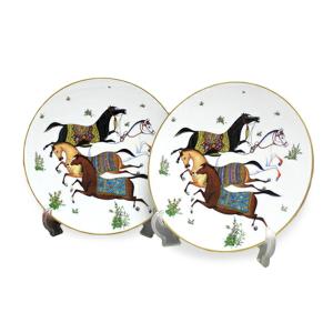 HERMES（エルメス） デザートプレート 21.5cm ペア ガダルキヴィール