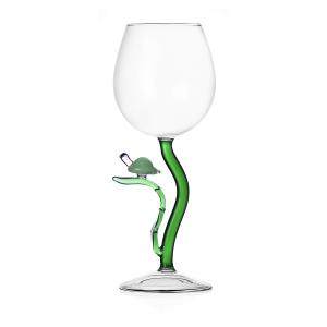 イッケンドルフ ミラノ ANIMAL FARM ゴブレット 350ml カメ ICHENDORF MILANO グラス ワイングラス 食器 ギフト 結婚祝い プレゼント 贈り物 敬老の日 爆買