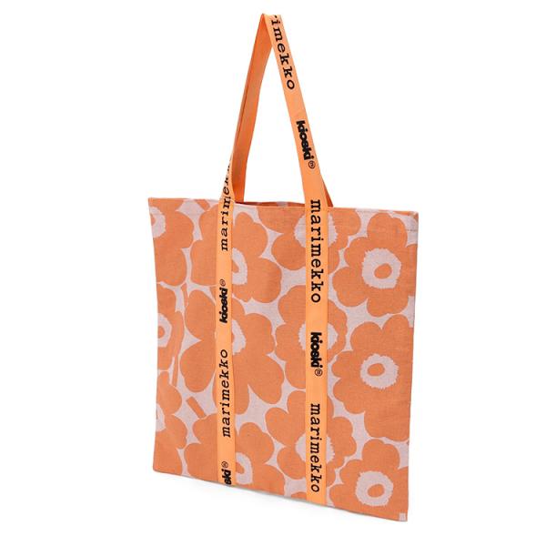 マリメッコ キオスキ ウニッコ トートバッグ オレンジ/ピンク marimekko [ネコポス対応可...