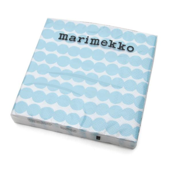 マリメッコ ペーパーナプキン ラシィマット ライトブルー 33x33cm 20枚入り marimek...