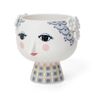 ビヨン・ヴィンブラッド エヴァ フラワーポット 21cm ブルー BJORN WIINBLAD Eva ベース 花瓶 ギフト 結婚祝い プレゼント 贈り物 爆買 敬老の日