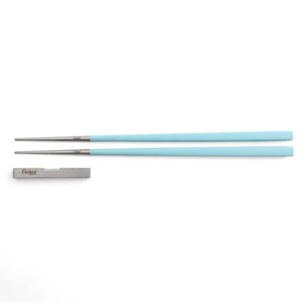 クチポール クーベ 箸 + 箸置きセット ターコイズ 正規販売店 カトラリー はし クチポール 食器...