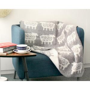 ◼️Klippan クリッパン◼️ブランケット◼️グレー◼️ KLIPPAN/クリッパン エコウール ウール シングルブランケット TRIP