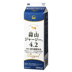 蒜山ジャージー4.2牛乳　パック1000ml｜syokumian