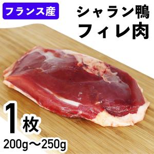 シャラン鴨 フィレ肉（フィレ ド カナール） 鴨ムネ肉 200g〜250g  冷凍品