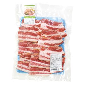 ベーコン厚切り(8mm厚) 500g 1090...の詳細画像1