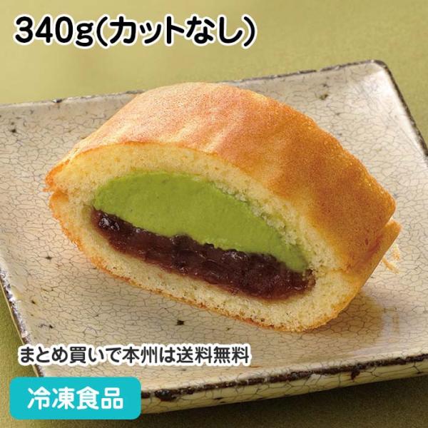冷凍食品 業務用 フリーカット和菓子 生どらやき(抹茶) 340g(カットなし) 12219 どら焼...