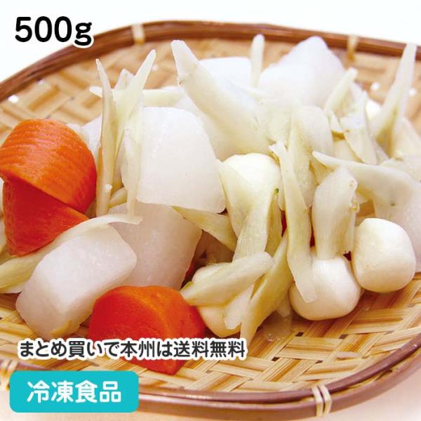 冷凍食品 業務用 豚汁 野菜ミックス 500g 18381 大根 人参 里芋 ごぼう ミックス野菜 ...
