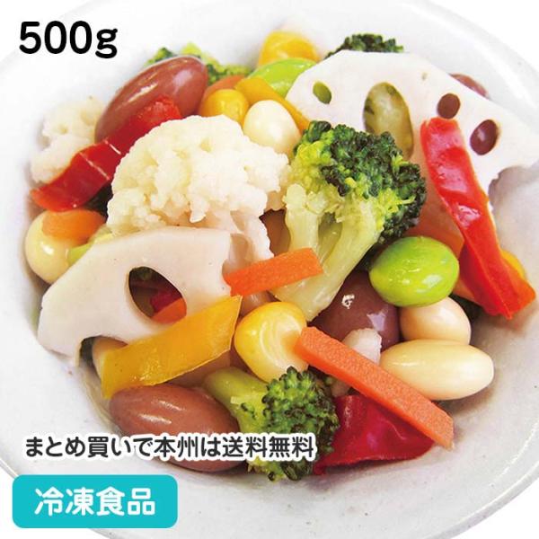 冷凍食品 業務用 Rブロッコリーとお豆の10品目サラダ 500g 23466 上品な味付