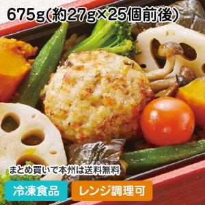 豆腐ハンバーグ 675ｇ（27ｇ×25個入） 23817  豆腐 肉料理 ハンバーグ レンジ｜食彩ネットクール便