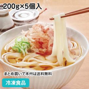 冷凍食品 業務用 名古屋風きしめん(ハーフ) 200g×5個入 9246 麺 和風 うどん 和食｜食彩ネットクール便