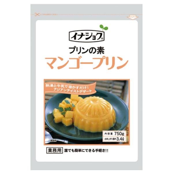 業務用 マンゴープリンの素 750g 13478 調理用 デザート 手作り 簡単 混ぜるだけ 製菓 ...