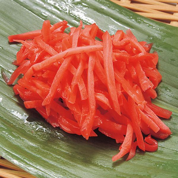 業務用 紅生姜(千切) 約1650g(固形1kg) 17780 べにしょうが 紅しょうが せんぎり ...