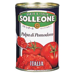 業務用 ソル・レオーネ ホールトマト 4号缶(400g) 9297 トマト缶 缶詰