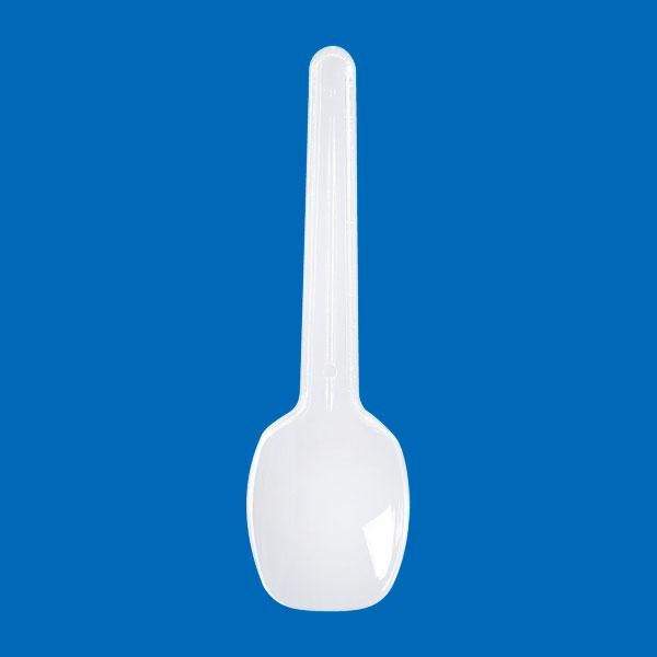 業務用 小スプーン 透明 80mm 単袋 1000本 Y003382 使い捨てカトラリー スプーン